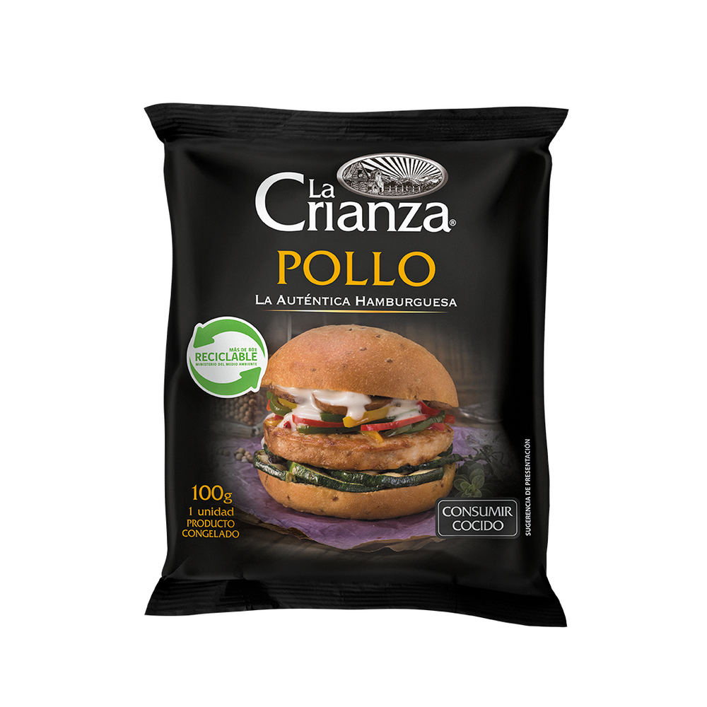 Hamburguesa de Pollo La Crianza